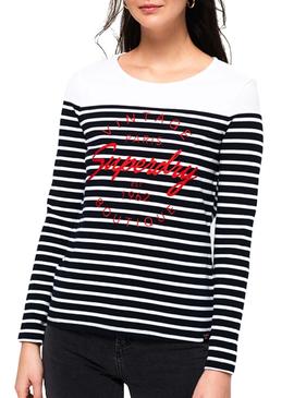 Camiseta Superdry Callie Marino Mujer