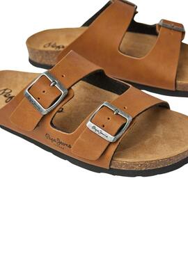 Sandalias Pepe Jeans Oban Classic Camel Para Mujer