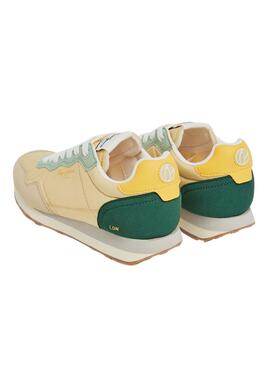 Zapatillas Pepe Jeans Natch Basic Amarillo Mujer