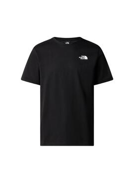 Camiseta The North Face Redbox Negro Verde Hombre