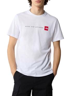 Camiseta The North Face Never Stop Blanco Hombre