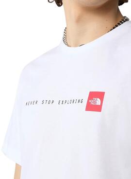 Camiseta The North Face Never Stop Blanco Hombre