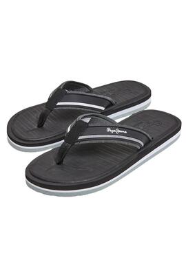 Chanclas Pepe Jeans West Basic Negro Para Hombre