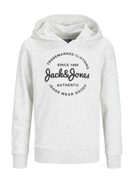 Sudadera Jack and Jones Forest Blanco Para Niño