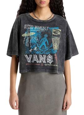 Camiseta Vans Super Natural Relax Crop Para Mujer