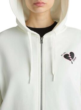 Sudadera Vans Broken Hearts Cremallera Para Mujer