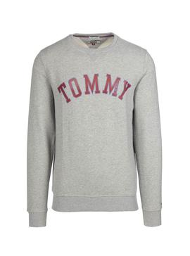 Sudadera Tommy Jeans Essential Gris