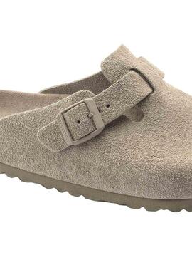 Zuecos Birkenstock Boston Verde  Para Mujer Y Hombre