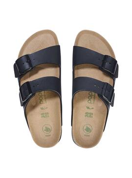 Sandalias Birkenstock Arizona Plataforma Negro Para Mujer