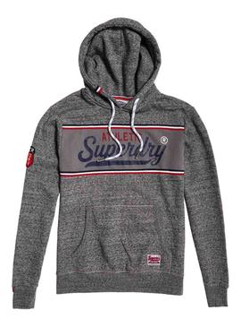 Sudadera Superdry Inter State Hood Gris Hombre
