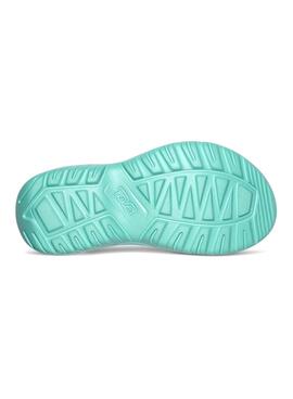 Sandalias Teva Hurricane Goma Turquesa Para Mujer