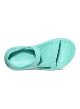 Sandalias Teva Hurricane Goma Turquesa Para Mujer