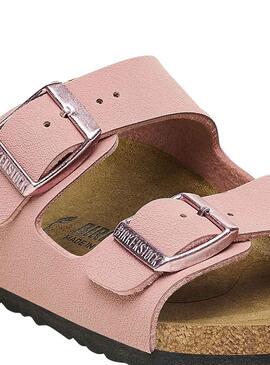 Sandalias Birkenstock Arizona Rosa Para Niña