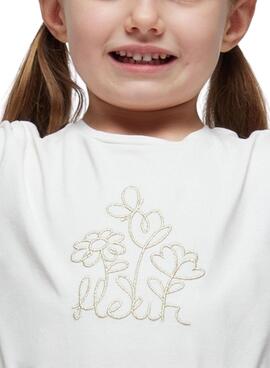 Camiseta Mayoral Básica Blanco Para Niña