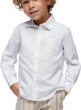 Camiseta Mayoral Básica Blanco Para Niño