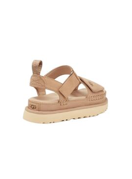 Sandalias Ugg Goldenstar Beige Para Mujer