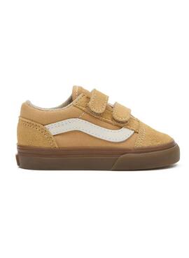 Zapatillas Vans Old Skool Marrón Para Bebé