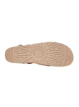 Sandalias UGG Aubrey Ankle Beige Para Mujer