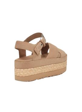 Sandalias UGG Aubrey Ankle Beige Para Mujer