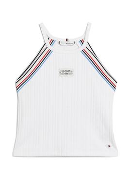 Top Tommy Hilfiger 1985 Blanco Para Niña