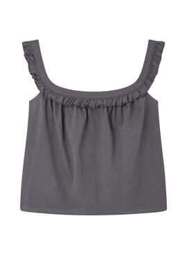 Top Pepe Jeans Quindy Gris Para Niña