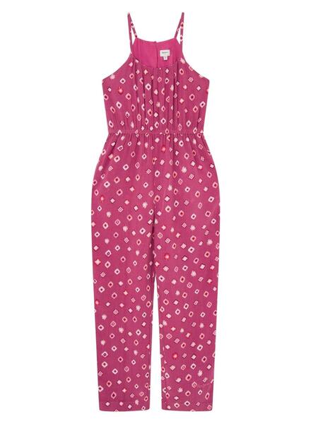 Mono Niña Mono Rosa Estampado Mono Pepe Jeans Oral Estampado Rosa