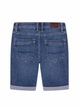 Bermuda Vaquera  Pepe Jeans Slim MR5 Para Niño