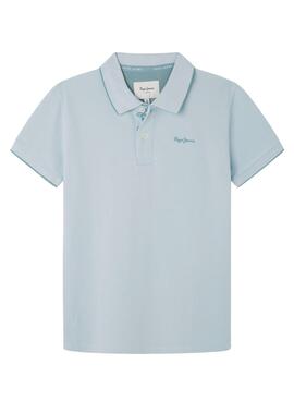 Polo Pepe Jeans New Thor Azul Para Niño