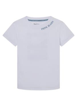 Camiseta Pepe Jeans Raith Blanco Para Niño