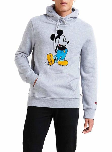 DISNEY - Sudadera gris Mickey Mouse 2900000321 Hombre