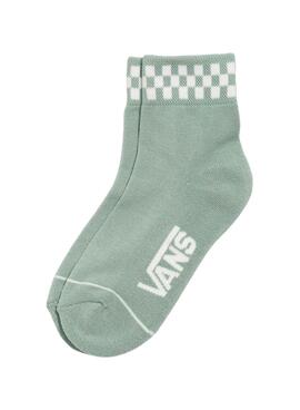 Calcetines Vans Peekcrew Verde Para Niños