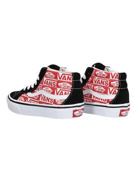 Zapatillas Vans SK8-Mid Reissue Logo Rojo Niños