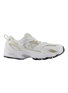 Zapatillas New Balance 530 Blanco Stone Para Niños