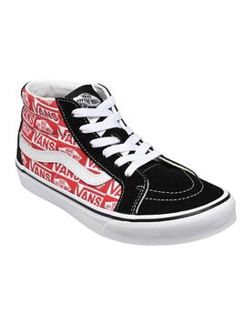 Zapatillas Vans SK8-Mid Reissue Logo Rojo Junior