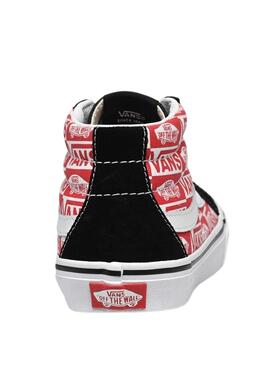 Zapatillas Vans SK8-Mid Reissue Logo Rojo Junior