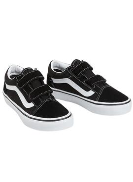 Zapatilla Vans UY Old Skool Velcro Negro Junior