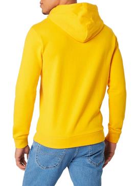 Sudadera Lee Basic Hoodie Amarillo Hombre