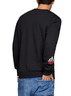 Sudadera Jack and Jones Nasa Negro Hombre