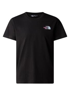 Camiseta The North Face Relaxed Graphic Negro Niña