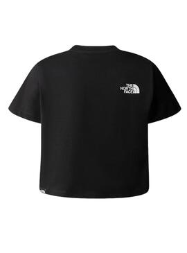 Camiseta The North Face Crop Easy Negro Para Niña