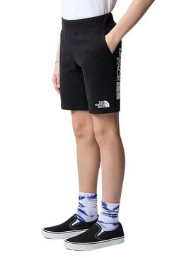 Bermudas The North Face Cotton Negro Para Niño