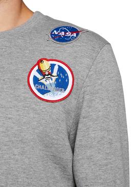 Sudadera Jack and Jones Nasa Gris Hombre