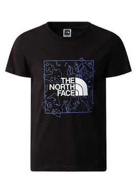 Camiseta The North Face New Graphic Negro Niño