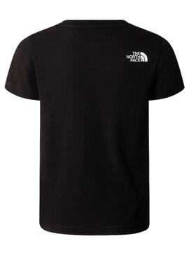 Camiseta The North Face New Graphic Negro Niño