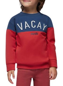 Sudadera Mayoral Vacay Rojo Para Niño