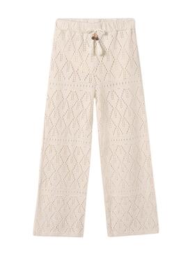 Pantalón Mayoral Calado Beige Para Niña