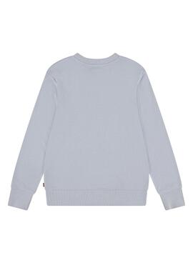 Sudadera Levis French Terry Batwing Azul Niño