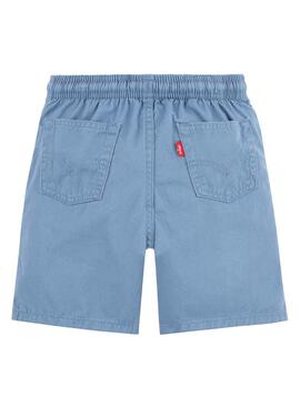 Bermuda Levis Pull On Woven Azul Claro Para Niño