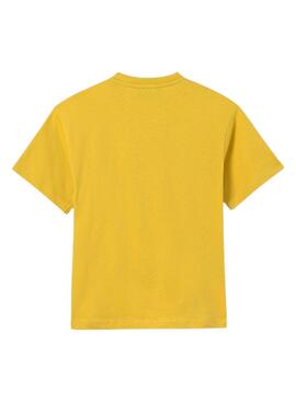 Camiseta Mayoral Embossed Amarillo Para Niño