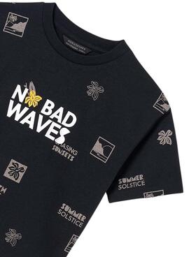 Camiseta Mayoral Estampado Surfero Gris Para Niño